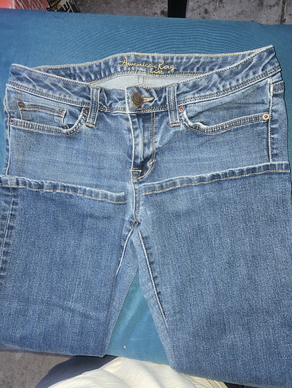 American Rag Women's Light-Medium Blue Bootcut Jeans